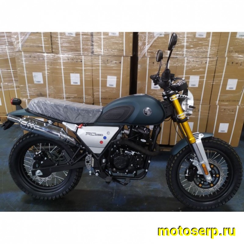 Купить  Мотоцикл RACER RC250CK-A Triumph (Рейсер Триумф)  Кафе-рейсер 250cc, 173FMM (маркирован 166FMM) 21лс, 4Т; 17"; 5 пер, диск торм, (шт) купить с доставкой по Москве и России, цена, технические характеристики, комплектация фото  - motoserp.ru