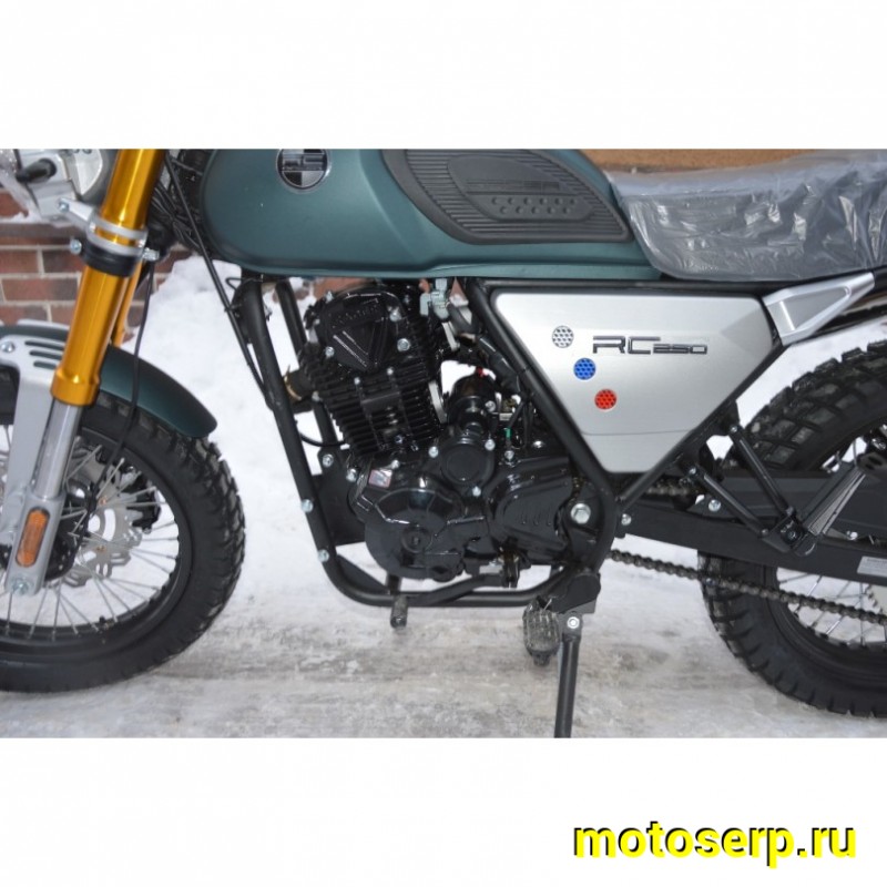 Купить  ====Мотоцикл RACER RC250CK-A Triumph (Рейсер Триумф)  Кафе-рейсер 250cc, 173FMM (маркирован 166FMM) 21лс, 4Т; 17"; 5 пер, диск торм, (шт) купить с доставкой по Москве и России, цена, технические характеристики, комплектация фото  - motoserp.ru