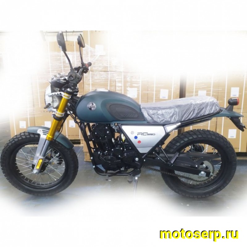 Купить  Мотоцикл RACER RC250CK-A Triumph (Рейсер Триумф)  Кафе-рейсер 250cc, 173FMM (маркирован 166FMM) 21лс, 4Т; 17"; 5 пер, диск торм, (шт) купить с доставкой по Москве и России, цена, технические характеристики, комплектация фото  - motoserp.ru