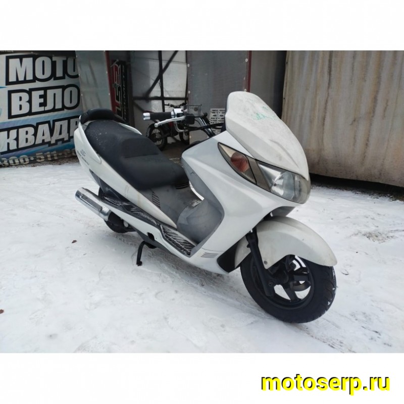 Купить  ====Максискутер Suzuki Skywave 250 2005 г.в. 28207км Из Японии,без пробега по РФ  купить с доставкой по Москве и России, цена, технические характеристики, комплектация фото  - motoserp.ru