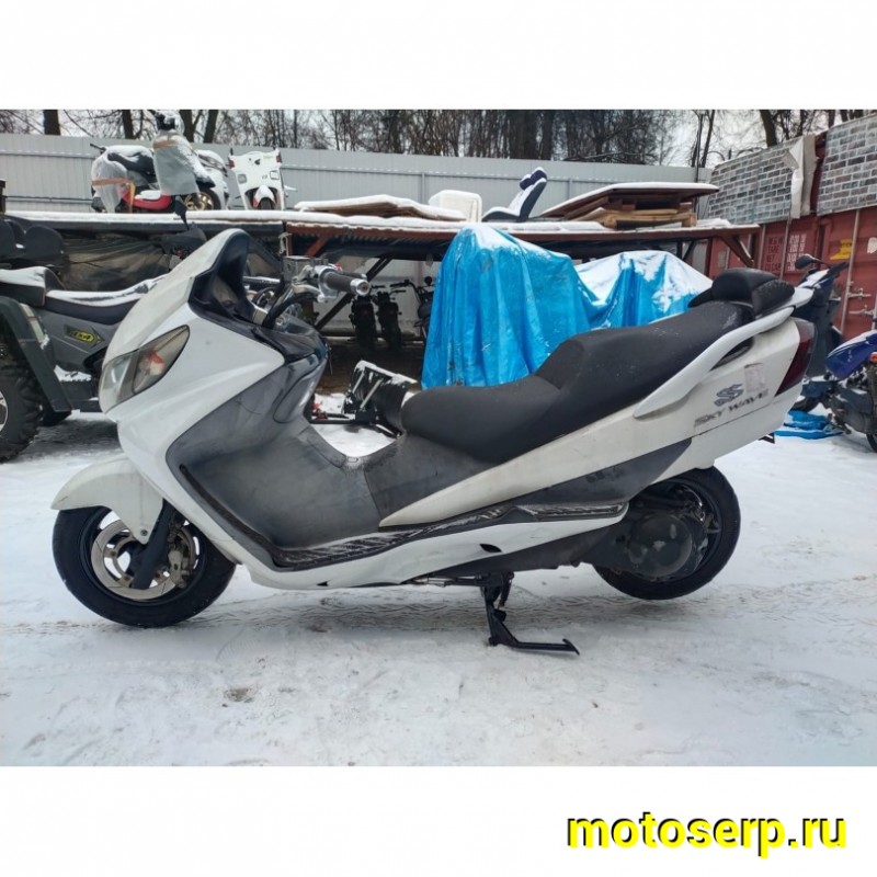 Купить  ====Максискутер Suzuki Skywave 250 2005 г.в. 28207км Из Японии,без пробега по РФ  купить с доставкой по Москве и России, цена, технические характеристики, комплектация фото  - motoserp.ru