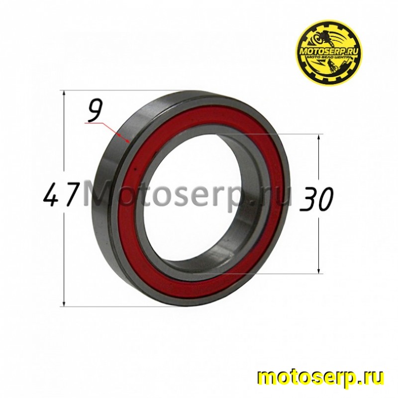 Купить  Подшипник 30*47*9  61906/RS колеса KTM передний, подшипник ведомого вала Linhai D300/D400 (шт) (Regul 421322 купить с доставкой по Москве и России, цена, технические характеристики, комплектация фото  - motoserp.ru