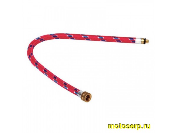 Купить  Шланг для велонасоса авто нипель, длинный (резьба шланга к насосу М8) Вело (шт) (Мир 54989 купить с доставкой по Москве и России, цена, технические характеристики, комплектация фото  - motoserp.ru