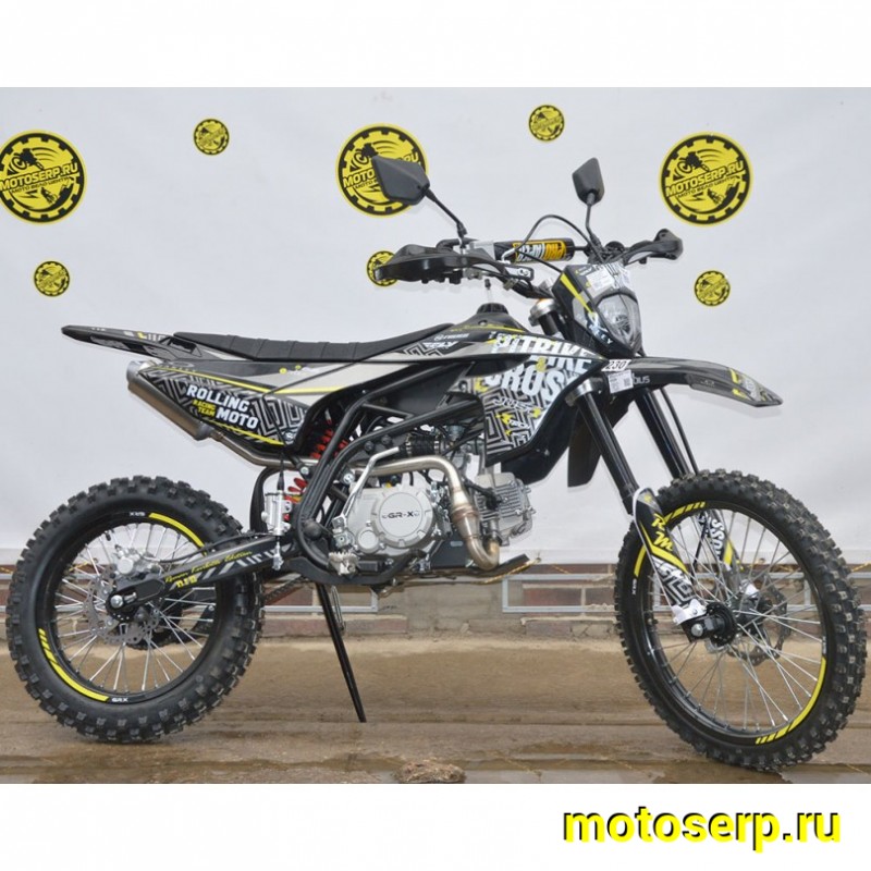 Купить  ====Питбайк GR-X YX125EM 19/16 (механ. сцепл., эл. cтартер 2024 г.) Roman Kurbatov Edition (зал) (шт) (GR купить с доставкой по Москве и России, цена, технические характеристики, комплектация фото  - motoserp.ru