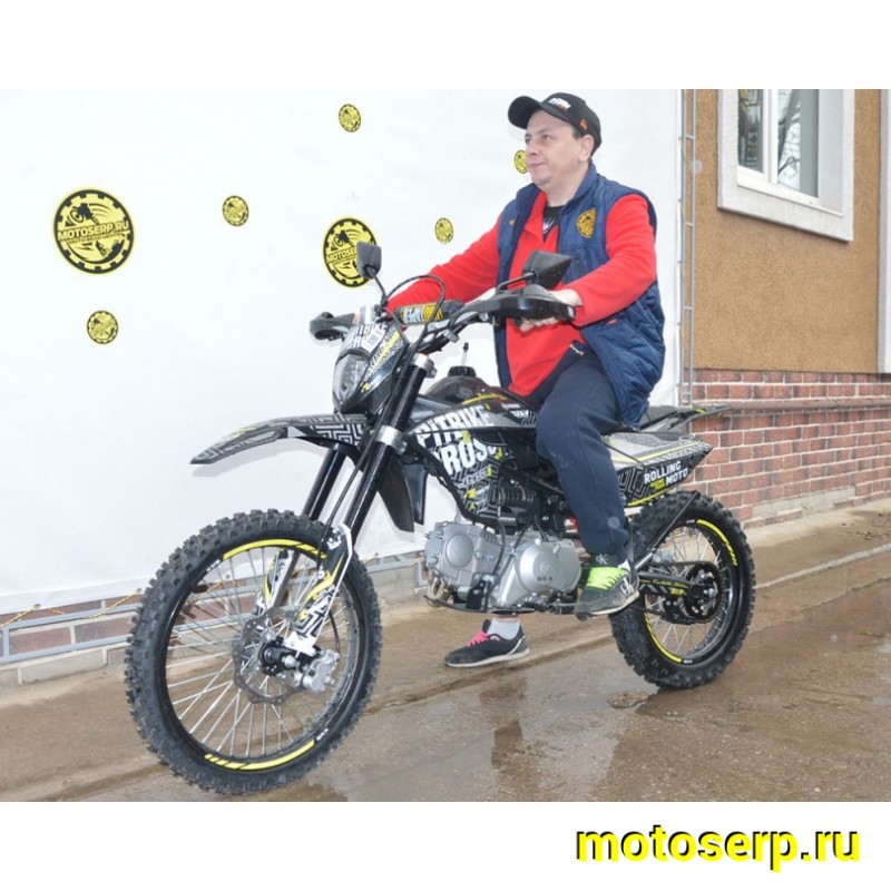 Купить  ====Питбайк GR-X YX125EM 19/16 (механ. сцепл., эл. cтартер 2024 г.) Roman Kurbatov Edition (зал) (шт) (GR купить с доставкой по Москве и России, цена, технические характеристики, комплектация фото  - motoserp.ru