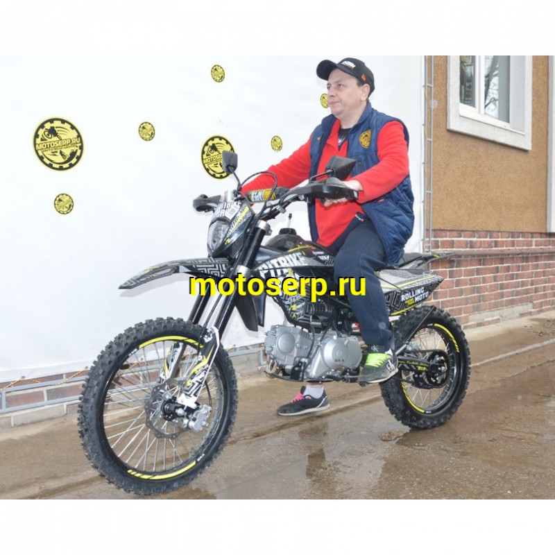 Купить  ====Питбайк GR-X YX125EM 19/16 (механ. сцепл., эл. cтартер 2024 г.) Roman Kurbatov Edition (зал) (шт) (GR купить с доставкой по Москве и России, цена, технические характеристики, комплектация фото  - motoserp.ru