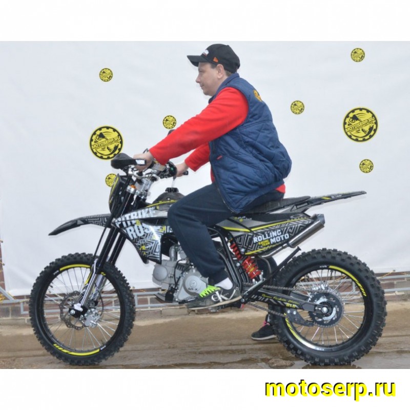 Купить  ====Питбайк GR-X YX125EM 19/16 (механ. сцепл., эл. cтартер 2024 г.) Roman Kurbatov Edition (зал) (шт) (GR купить с доставкой по Москве и России, цена, технические характеристики, комплектация фото  - motoserp.ru