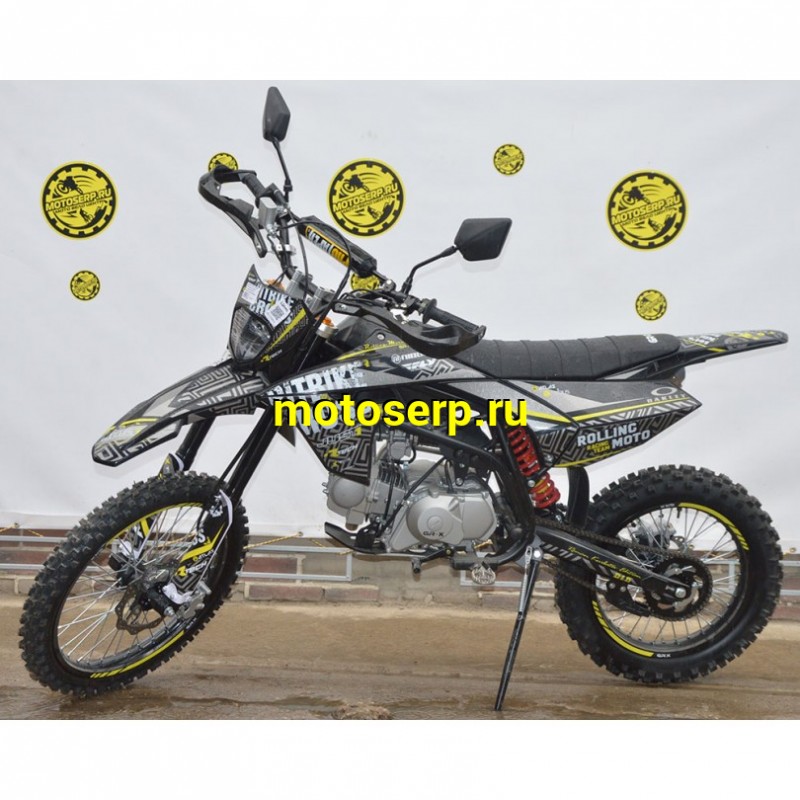 Купить  ====Питбайк GR-X YX125EM 19/16 (механ. сцепл., эл. cтартер 2024 г.) Roman Kurbatov Edition (зал) (шт) (GR купить с доставкой по Москве и России, цена, технические характеристики, комплектация фото  - motoserp.ru
