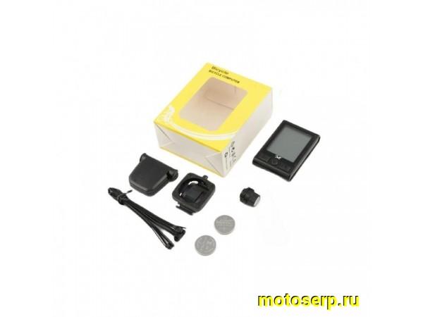 Купить  Велокомпьютер беспроводной 858С с подсветкой Вело (шт) (MT A-899 купить с доставкой по Москве и России, цена, технические характеристики, комплектация фото  - motoserp.ru