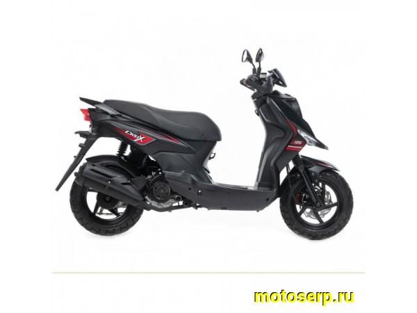 Купить  ====Скутер SYM CROX 125 Черный 4Т, 125сс, литые кол.12"/12",  диск./бараб, внедор. резина. (шт) купить с доставкой по Москве и России, цена, технические характеристики, комплектация фото  - motoserp.ru
