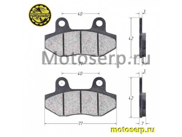 Купить  Колодки тормозные диск KAYO,TTR250-1,BSE125,Honda LEAD,RADIUM300(перед), Cobra (пар) (Велос 30.543.0540 (Велос 30.543.0020 купить с доставкой по Москве и России, цена, технические характеристики, комплектация фото  - motoserp.ru