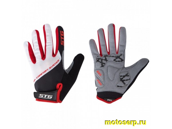 Купить  Перчатки вело текстиль. полноразмерные STG AL-05-1825  (пар) (Грат Вест Х98255-Л купить с доставкой по Москве и России, цена, технические характеристики, комплектация фото  - motoserp.ru