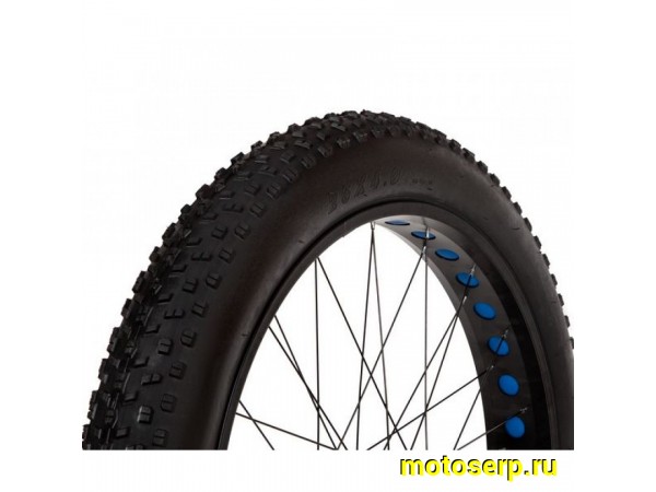 Купить  Покрышка  26" 559 26х4.00 ФЕТБАЙК FAT BL-772 (РМ-1075-002) Вело (шт) (Грат Вест Х99042 купить с доставкой по Москве и России, цена, технические характеристики, комплектация фото  - motoserp.ru