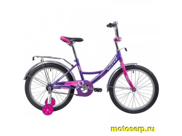 Купить  ====20" NOVATRACK VECTOR (Новатрек Вектор) 20"; 1ск; рама-сталь; тормоз-ножной (шт)  купить с доставкой по Москве и России, цена, технические характеристики, комплектация фото  - motoserp.ru