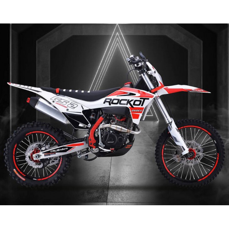 Купить  Мотоцикл Кросс/Эндуро ROCKOT GS2 Origine Выпуск 2023г. (спортинвент.) 250сс, 172FMM, 21/18, подвеска KKE (шт) (ROCKOT купить с доставкой по Москве и России, цена, технические характеристики, комплектация фото  - motoserp.ru