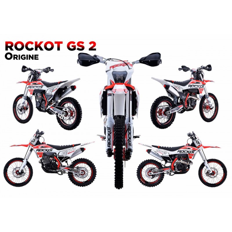 Купить  Мотоцикл Кросс/Эндуро ROCKOT GS2 Origine Выпуск 2023г. (спортинвент.) 250сс, 172FMM, 21/18, подвеска KKE (шт) (ROCKOT купить с доставкой по Москве и России, цена, технические характеристики, комплектация фото  - motoserp.ru