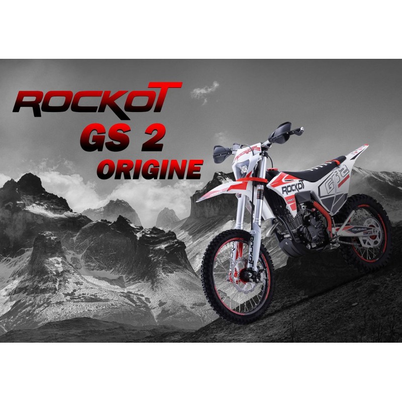 Купить  Мотоцикл Кросс/Эндуро ROCKOT GS2 Origine Выпуск 2023г. (спортинвент.) 250сс, 172FMM, 21/18, подвеска KKE (шт) (ROCKOT купить с доставкой по Москве и России, цена, технические характеристики, комплектация фото  - motoserp.ru
