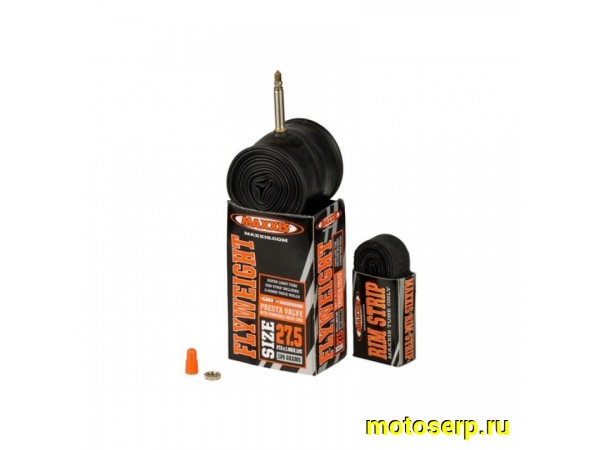 Купить  Камера 27.5" 27.5"х1.90/2.125 MAXXIS FLYWEIGHT на двойной обод  Presta + ободная лента (Тайвань Cheng Shin Group) Вело (комп) (КС EIB75120000 купить с доставкой по Москве и России, цена, технические характеристики, комплектация фото  - motoserp.ru