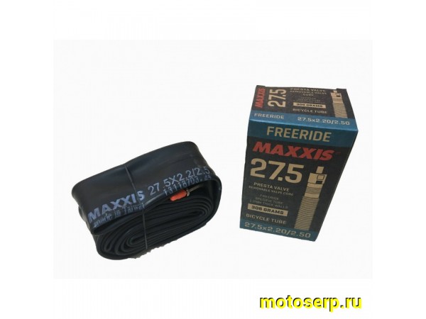 Купить  Камера 27.5" 27.5"х2.2/2.5 MAXXIS FREERIDE на двойной обод Presta (Тайвань Cheng Shin Group) Вело (шт) (КС EIB75109100 купить с доставкой по Москве и России, цена, технические характеристики, комплектация фото  - motoserp.ru