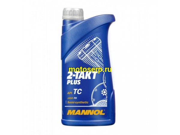 Купить  Масло MANNOL 2-TAKT PLUS 7204 (полусинтетич.) 1л (Пластик) (шт) (MANNOL 1404 купить с доставкой по Москве и России, цена, технические характеристики, комплектация фото  - motoserp.ru