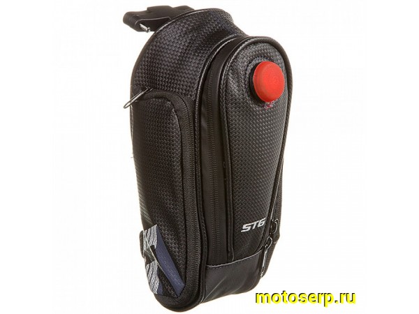 Купить  Подсумок (велосумка) под седло средняя с фонарем, STG мод.31397 Вело (шт)  (Бар 13021 (Велом 500009 купить с доставкой по Москве и России, цена, технические характеристики, комплектация фото  - motoserp.ru