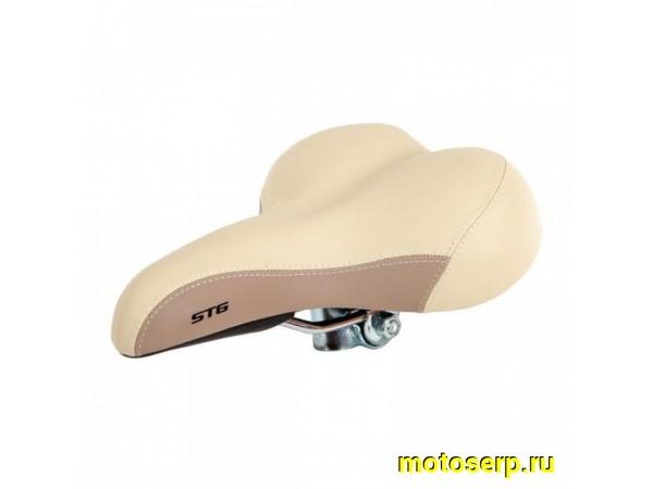 Купить  Седло комфорт STG YBT-7807 (ЖЕНСКОЕ) Вело (шт)  (Грат Вест Х103609 купить с доставкой по Москве и России, цена, технические характеристики, комплектация фото  - motoserp.ru
