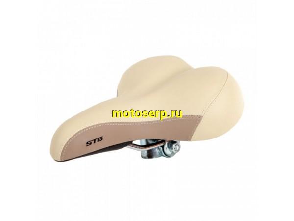 Купить  Седло комфорт STG YBT-7807 (ЖЕНСКОЕ) Вело (шт)  (Грат Вест Х103609 купить с доставкой по Москве и России, цена, технические характеристики, комплектация фото  - motoserp.ru