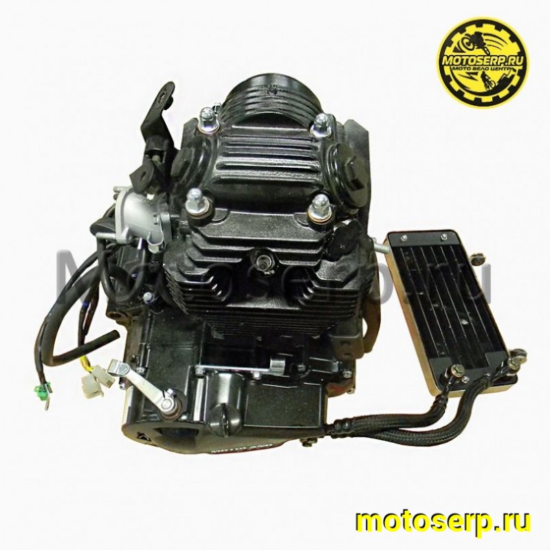 Купить  Двигатель  в сб. 300cc 172FMM-5 PR (CB300) с БАЛАНСИРОМ, с МАСЛЯНЫМ РАДИАТОРОМ, 5ск, полный компл. с электрикой Motoland R1 (шт) (0 купить с доставкой по Москве и России, цена, технические характеристики, комплектация фото  - motoserp.ru