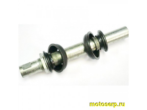 Купить  Вал каретки в сборе под клин, резьбовой вал 140 mm (детские велосипеды 12"-14"-16") Вело (ком) (Грехнев 00276 (з) купить с доставкой по Москве и России, цена, технические характеристики, комплектация фото  - motoserp.ru