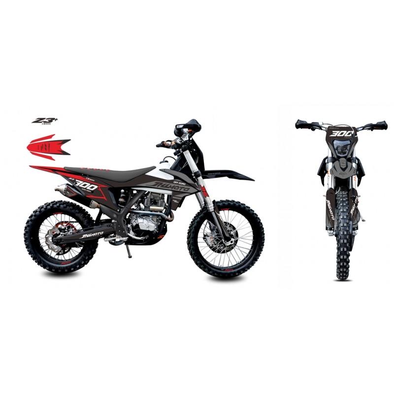 Купить  Мотоцикл Кросс/Эндуро JHL Z3+ (300сс OTOM) (спортинв) 21/18, 300сс ,подвеска KKE (шт) (ТехМаркет (0 купить с доставкой по Москве и России, цена, технические характеристики, комплектация фото  - motoserp.ru