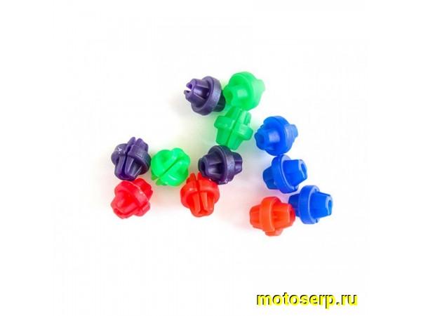 Купить  Светоотражатель, Катафоты (отражатели) "Кнопки" на спицы (12 шт.) Вело (ком) (Дан купить с доставкой по Москве и России, цена, технические характеристики, комплектация фото  - motoserp.ru