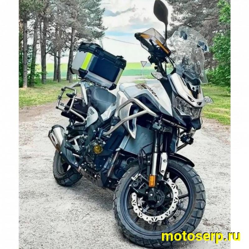 Купить  Мотоцикл внедорожный Regulmoto Discovery 400 Синий (ЭПТС) Тур-эндуро, двиг. CF, ABS , инжект., 6КПП, жидк.охлажд, видеорегистратор. без коф (шт) купить с доставкой по Москве и России, цена, технические характеристики, комплектация фото  - motoserp.ru