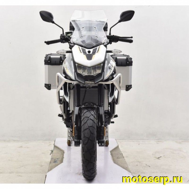 Купить  Мотоцикл внедорожный Regulmoto Discovery 400 Серый (ЭПТС) Тур-эндуро, двиг. CF, ABS , инжект., 6КПП, жидк.охлажд, видеорегистратор, + кофры (шт) купить с доставкой по Москве и России, цена, технические характеристики, комплектация фото  - motoserp.ru