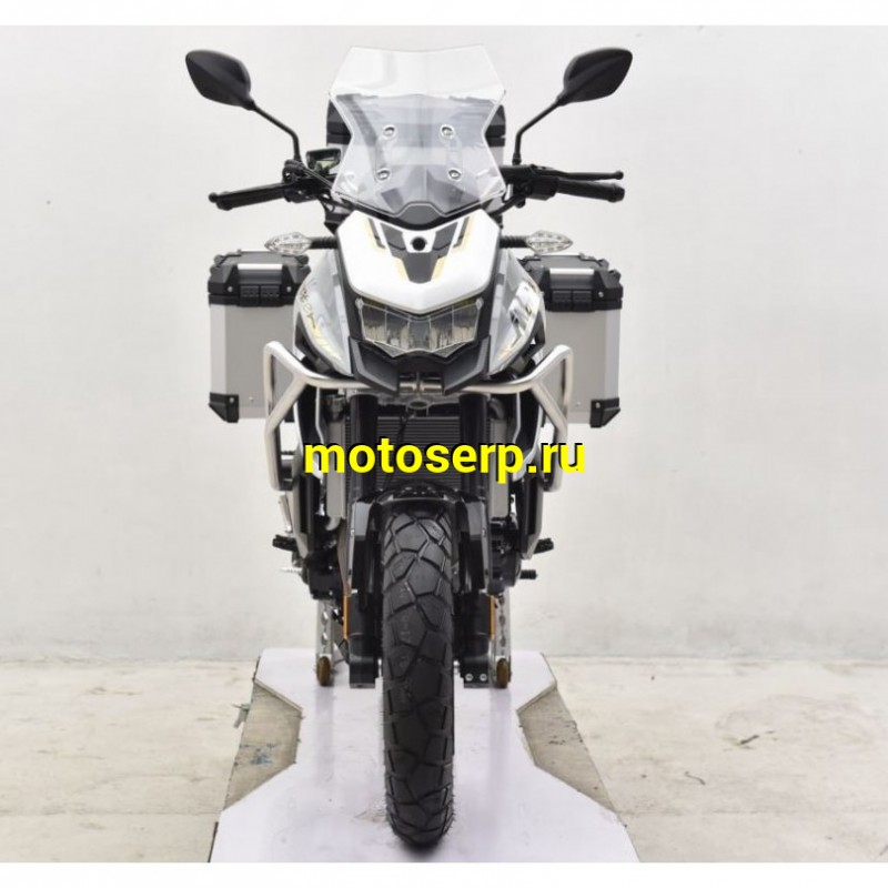 Купить  Мотоцикл внедорожный Regulmoto Discovery 400 Серый (ЭПТС) Тур-эндуро, двиг. CF, ABS , инжект., 6КПП, жидк.охлажд, видеорегистратор, + кофры (шт) купить с доставкой по Москве и России, цена, технические характеристики, комплектация фото  - motoserp.ru