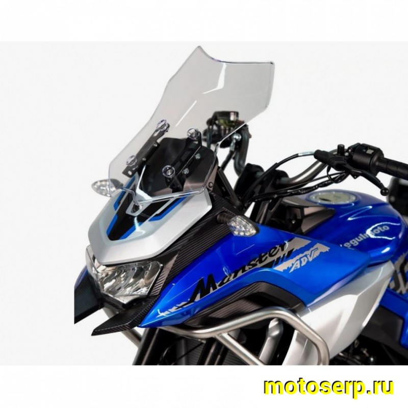 Купить  Мотоцикл внедорожный Regulmoto Discovery 400 Синий (ЭПТС) Тур-эндуро, двиг. CF, ABS , инжект., 6КПП, жидк.охлажд, видеорегистратор. без коф (шт) купить с доставкой по Москве и России, цена, технические характеристики, комплектация фото  - motoserp.ru
