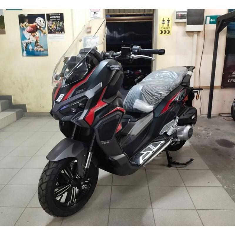 Купить  Скутер Regulmoto XDV PRO 300CC (LJ300T-18) EFI двиг APRILIA SR MAX 300, ABS, инжект. ,вариатор, подвеска KYB регулигуем. Матовый черный (шт) купить с доставкой по Москве и России, цена, технические характеристики, комплектация фото  - motoserp.ru