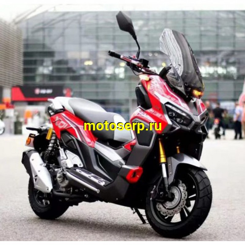 Купить  Скутер Regulmoto XDV PRO 300CC (LJ300T-18) EFI двиг APRILIA SR MAX 300, ABS, инжект. ,вариатор, подвеска KYB регулигуем. Матовый черный (шт) купить с доставкой по Москве и России, цена, технические характеристики, комплектация фото  - motoserp.ru