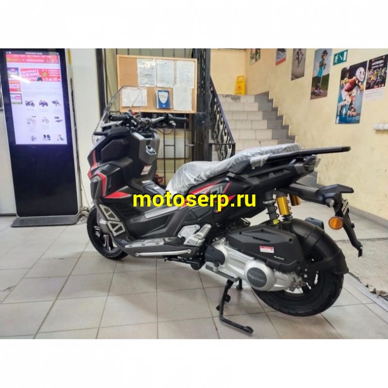 Купить  Скутер Regulmoto XDV PRO 300CC (LJ300T-18) EFI двиг APRILIA SR MAX 300, ABS, инжект. ,вариатор, подвеска KYB регулигуем. Матовый черный (шт) купить с доставкой по Москве и России, цена, технические характеристики, комплектация фото  - motoserp.ru