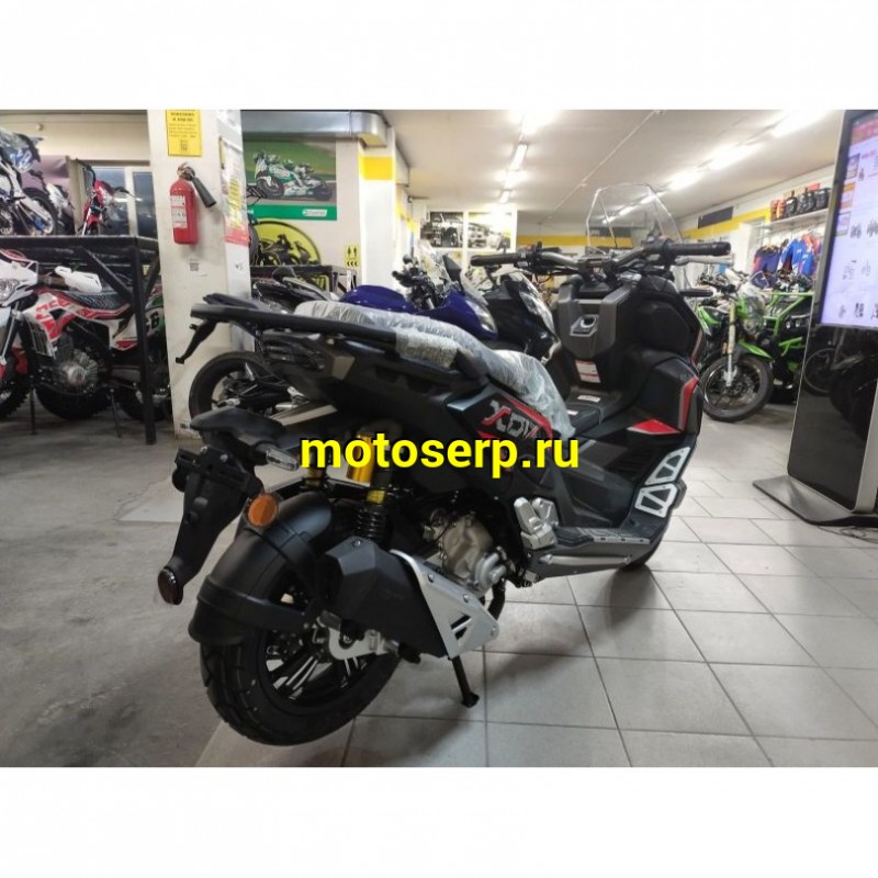 Купить  Скутер Regulmoto XDV PRO 300CC (LJ300T-18) EFI двиг APRILIA SR MAX 300, ABS, инжект. ,вариатор, подвеска KYB регулигуем. Матовый черный (шт) купить с доставкой по Москве и России, цена, технические характеристики, комплектация фото  - motoserp.ru