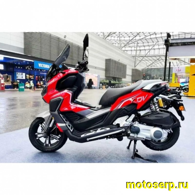 Купить  Скутер Regulmoto XDV PRO 300CC (LJ300T-18) EFI двиг APRILIA SR MAX 300, ABS, инжект., вариатор, подвеска KYB регулигуем. Красный  (шт) купить с доставкой по Москве и России, цена, технические характеристики, комплектация фото  - motoserp.ru