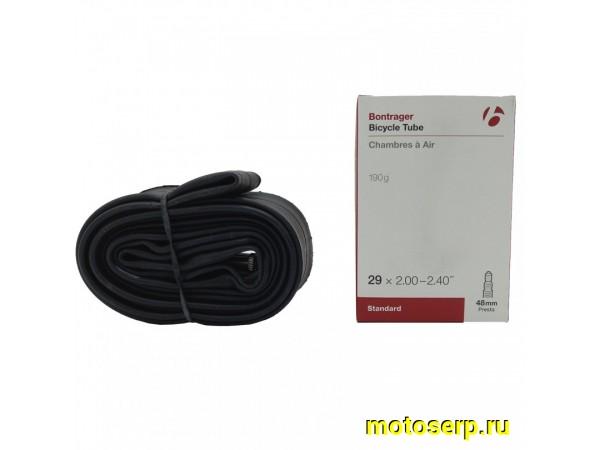 Купить  Камера 29" 29"х2.0/2.4 BONTRAGER standart на двойной обод  (Presta - тонкий велонипель) 48 mm Вело (шт) (СКТ TCG-430700 купить с доставкой по Москве и России, цена, технические характеристики, комплектация фото  - motoserp.ru