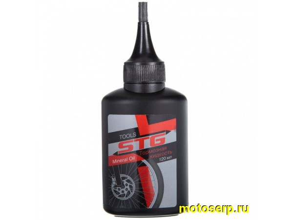 Купить  Тормозная гидравлическая жидкость (120мл) STG (минеральное масло) Вело (шт) (Велом 640017 (Гусев купить с доставкой по Москве и России, цена, технические характеристики, комплектация фото  - motoserp.ru