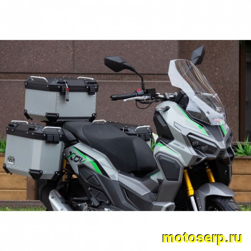 Купить  Скутер Regulmoto XDV 300CC 4T (реплика HONDA X-ADV 750) двиг APRILIA SR MAX 300, ABS, инжект., спицы,  вариатор, подвеска KYB + кофры  (шт) купить с доставкой по Москве и России, цена, технические характеристики, комплектация фото  - motoserp.ru
