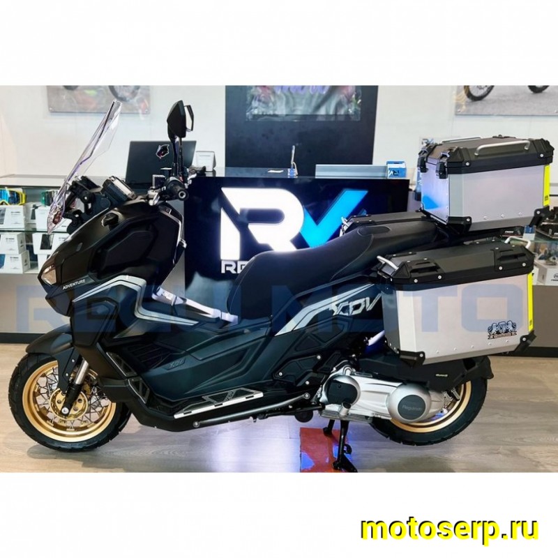 Купить  Скутер Regulmoto XDV 300CC 4T (реплика HONDA X-ADV 750) двиг APRILIA SR MAX 300, ABS, инжект., спицы,  вариатор, подвеска KYB + кофры  (шт) купить с доставкой по Москве и России, цена, технические характеристики, комплектация фото  - motoserp.ru