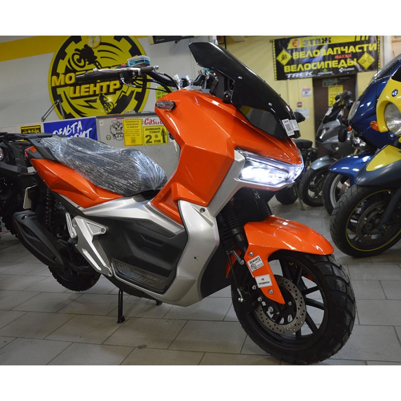 Купить  Скутер MM TRACER ADV-50 (Трейсер АДВ) (реплика HONDA X-ADV) 50cc  4Т, кол.13", диск./диск (шт) 01250 (MM 47211 купить с доставкой по Москве и России, цена, технические характеристики, комплектация фото  - motoserp.ru