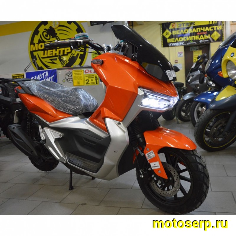 Купить  Скутер MM TRACER ADV-50 (Трейсер АДВ) Трещина на боковине, скидка (реплика HONDA X-ADV) 50cc  4Т, кол.13", диск./диск (шт) 01250 (MM 47211 (0 купить с доставкой по Москве и России, цена, технические характеристики, комплектация фото  - motoserp.ru