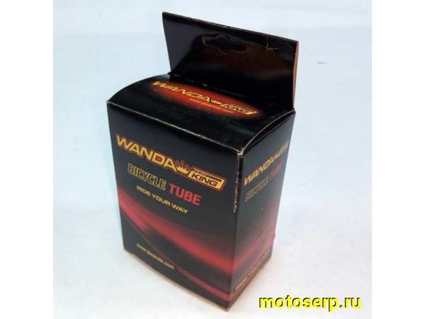 Купить  ====Камера 26"  559 26"х1.95/2.125 на ДВОЙНОЙ ОБОД ДЛИННЫЙ WANDA  высокое качество 48mm автовентиль Вело (шт) (0 купить с доставкой по Москве и России, цена, технические характеристики, комплектация фото  - motoserp.ru