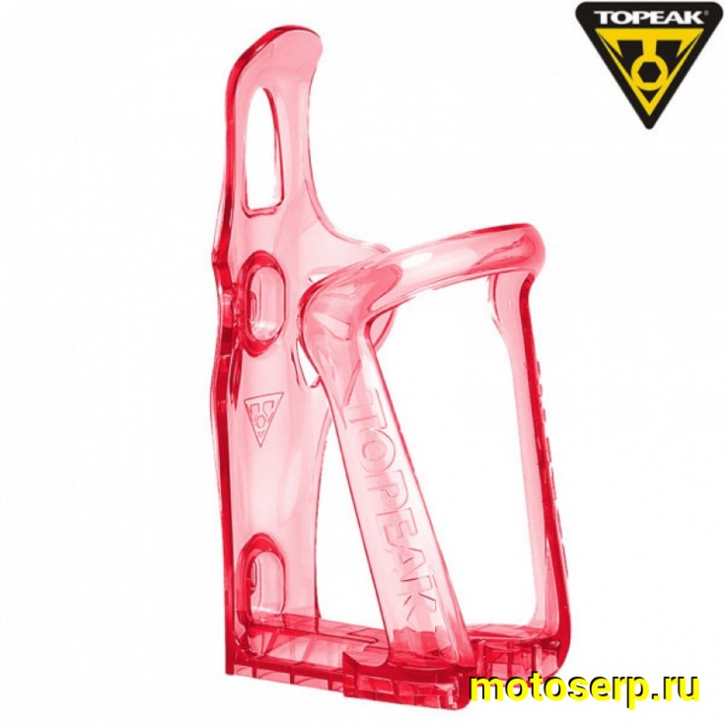 Купить  Держатель, кронштейн бутылки (флягодержатель) для воды, пластик TOPEAK MONO CAGE CX (Тайвань) (шт) (КС TMN03-R (КС TMN03-SB купить с доставкой по Москве и России, цена, технические характеристики, комплектация фото  - motoserp.ru