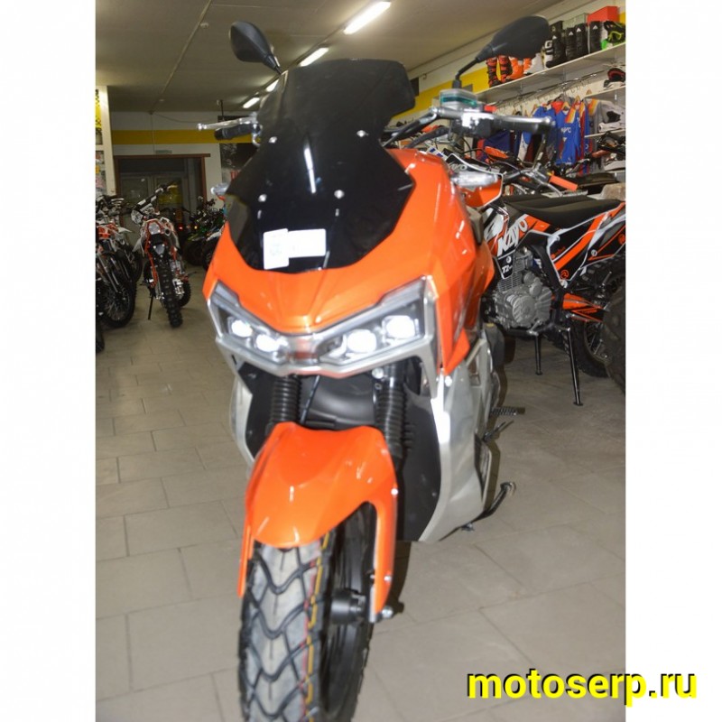 Купить  ====Скутер TRACER ADV 50+ (Трейсер АДВ) Тюнинг+доп ЦПГ и ГБЦ (реплика HONDA X-ADV) 50cc  4Т, кол.13", диск./диск.  (шт) 01500 (MM 47211 купить с доставкой по Москве и России, цена, технические характеристики, комплектация фото  - motoserp.ru