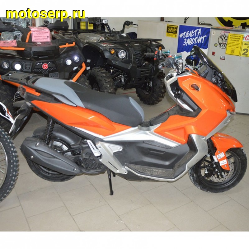 Купить  ====Скутер TRACER ADV 50+ (Трейсер АДВ) Тюнинг+доп ЦПГ и ГБЦ (реплика HONDA X-ADV) 50cc  4Т, кол.13", диск./диск.  (шт) 01500 (MM 47211 купить с доставкой по Москве и России, цена, технические характеристики, комплектация фото  - motoserp.ru